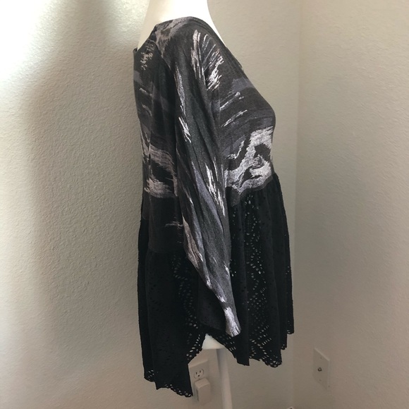 Free People Aztec Lace Top size S - Picture 3 of 9